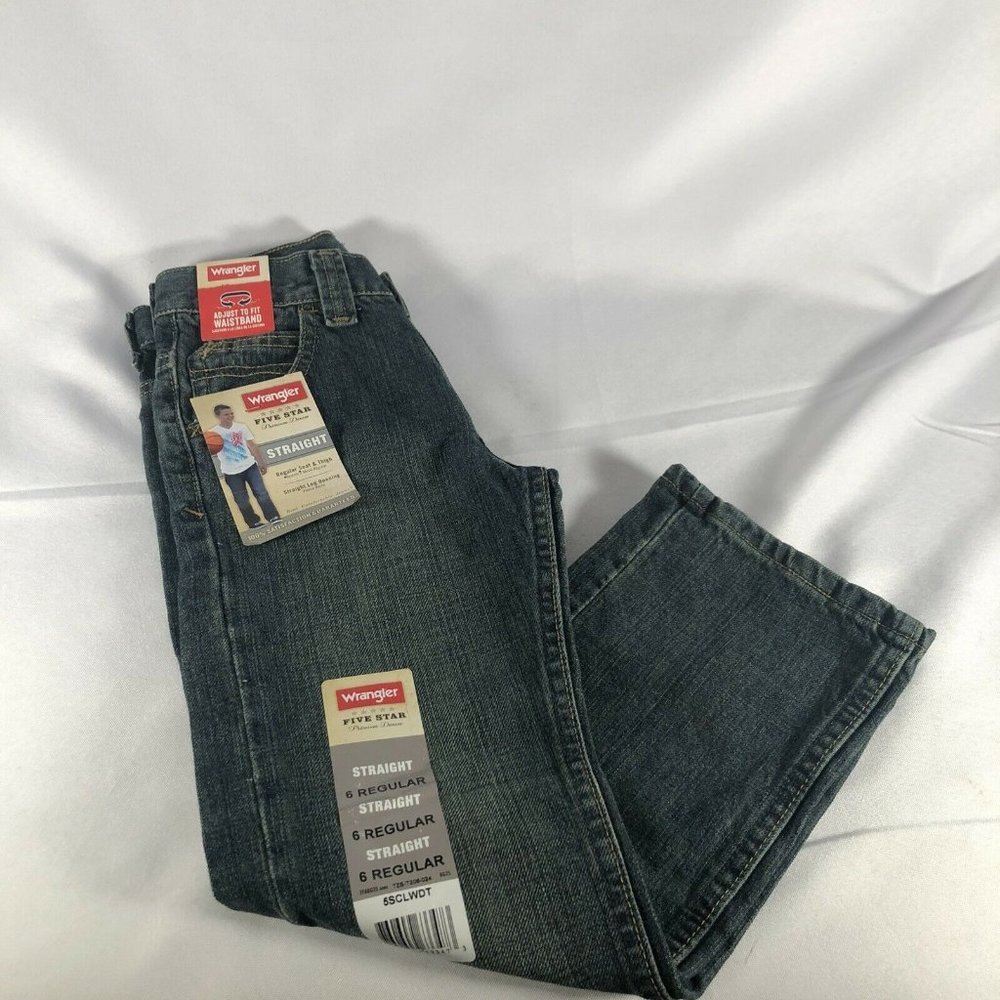 Wrangler Five Star Premium Boys Size Straight Leg